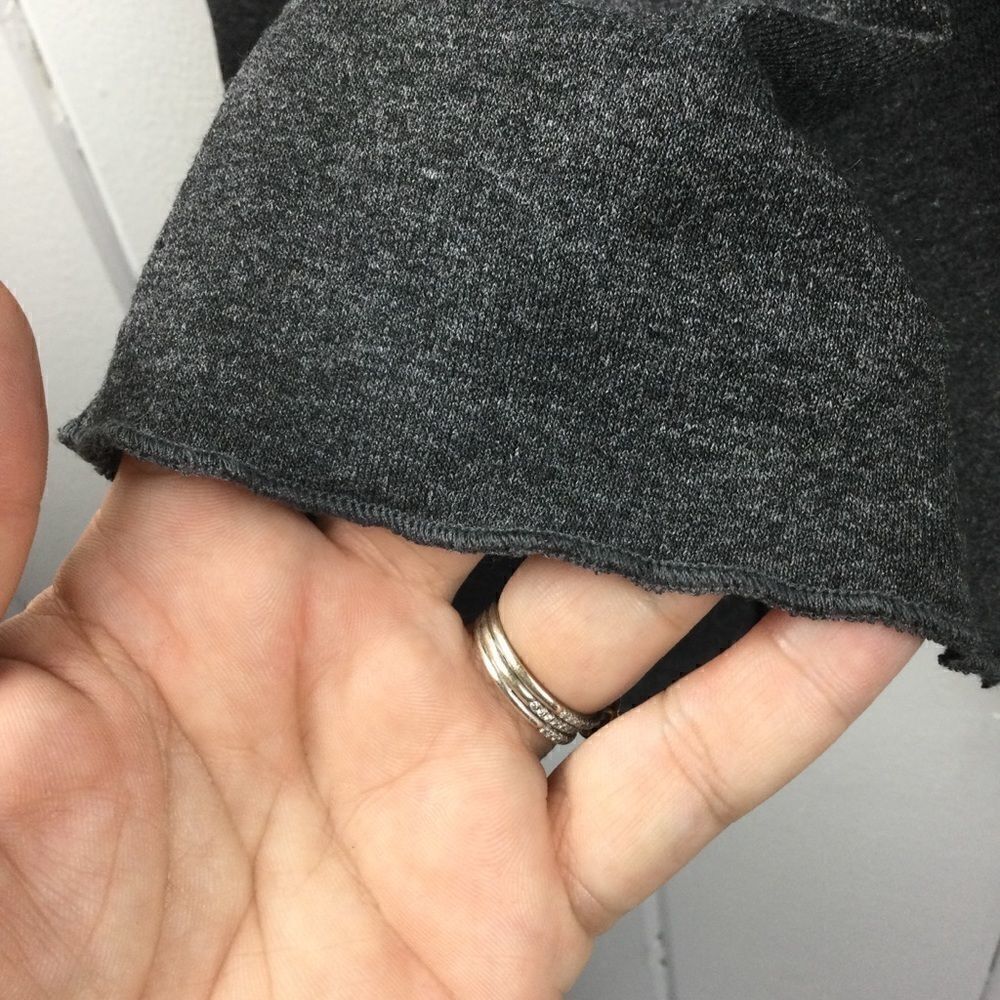 Zara Collection Gray Long Sleeve High Low Top M - Picture 7 of 16